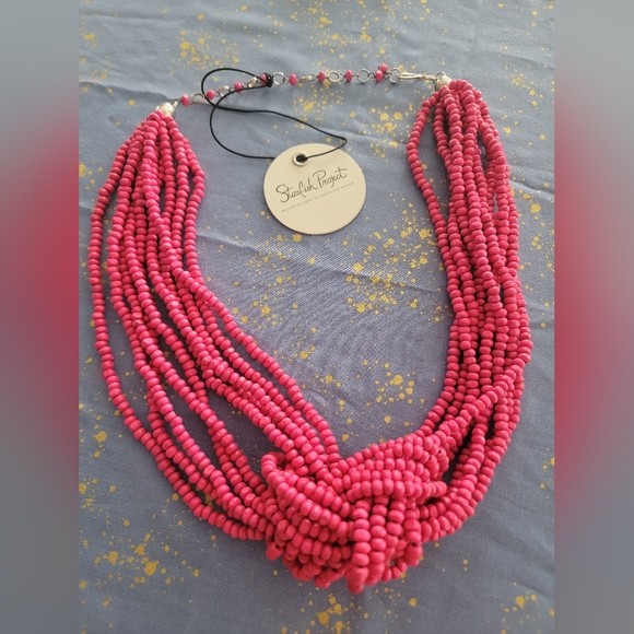 Jewelry - Starfish Project Pink Bead Necklace